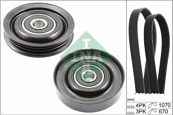 V-ribbed Belt Set